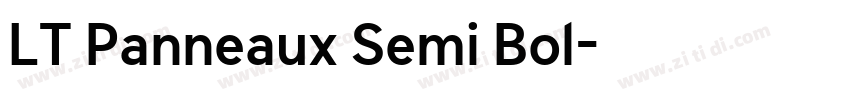 LT Panneaux Semi Bol字体转换